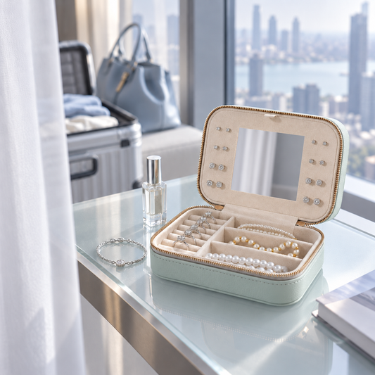 Adornnest Elara Travel Jewelry Case